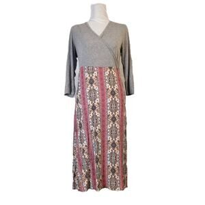 Chris & Carol Boho Floral Dress - Medium